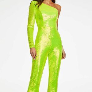Ashley Lauren Formal Pantsuit Yellow in size 2 and 10